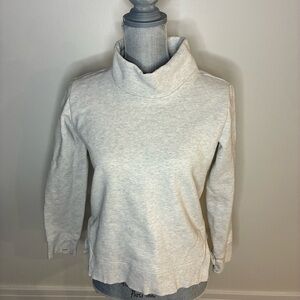 Athleta Light Gray Cowl Neck Sweater, girl XXL 16